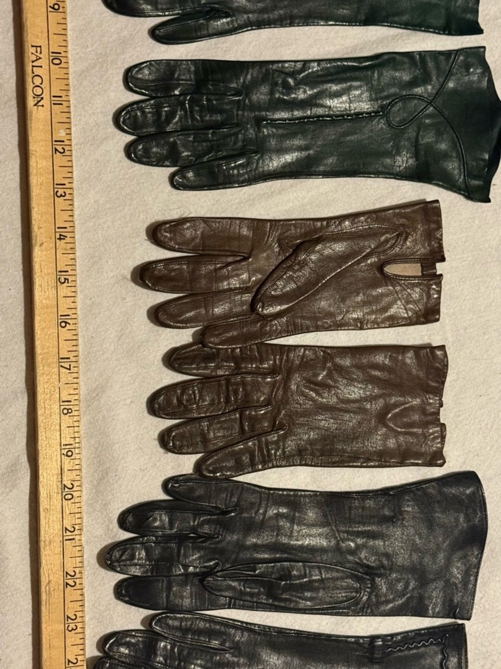 Assorted Vintage Leather Gloves Bundle - Picture 4 of 12